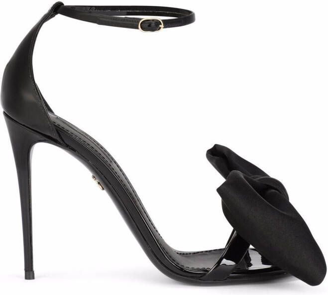 Dolce & Gabbana bow detail sandals Black