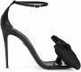 Dolce & Gabbana bow detail sandals Black - Thumbnail 1