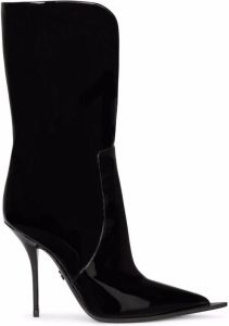 Dolce & Gabbana Cardinale 105mm front-slit boots Black