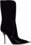 Dolce & Gabbana Cardinale 105mm front-slit boots Black - Thumbnail 1