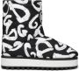Dolce & Gabbana City graffiti print ankle boots Black - Thumbnail 1