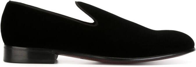 Dolce & Gabbana classic velvet slippers Black