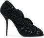 Dolce & Gabbana Cordonetto lace peep-toe pumps Black - Thumbnail 1