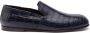 Dolce & Gabbana crocodile-embossed leather loafers Blue - Thumbnail 1
