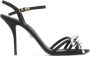 Dolce & Gabbana crystal-embellished buckle-strap sandals Black - Thumbnail 1