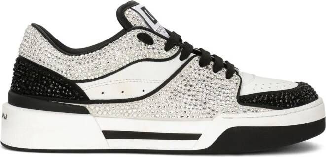 Dolce & Gabbana crystal-embellished low-top sneakers White