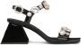 Dolce & Gabbana crystal-embellished open-toe sandals Black - Thumbnail 1