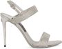 Dolce & Gabbana KIM DOLCE&GABBANA crystal-embellished slingback sandals Silver - Thumbnail 1