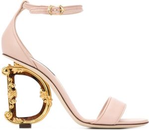 Dolce & Gabbana D heel sandals Pink