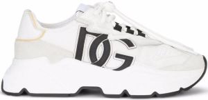 Dolce & Gabbana Daymaster logo-patch lace-up sneakers White