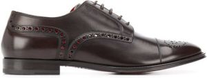 Dolce & Gabbana decorative perforations derby shoes Brown