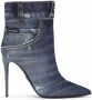 Dolce & Gabbana patchwork-denim ankle boots Blue - Thumbnail 1