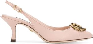 Dolce & Gabbana Devotion slingback pumps Pink
