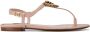 Dolce & Gabbana Devotion leather thong sandals Pink - Thumbnail 1