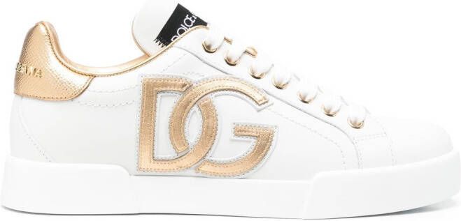 Dolce & Gabbana DG-embellished low-top sneakers White