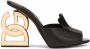 Dolce & Gabbana DG heel leather sandals Black - Thumbnail 1