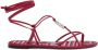 Dolce & Gabbana DG-logo strappy sandals Red - Thumbnail 1