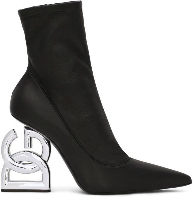 Dolce & Gabbana 3.5 sock ankle boots Black