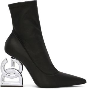 Dolce & Gabbana DG Pop 105mm ankle boots Black
