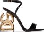 Dolce & Gabbana DG Pop Keira 105mm sandals Black - Thumbnail 1