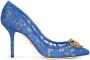 Dolce & Gabbana embellished lace pumps Blue - Thumbnail 1