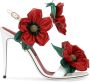 Dolce & Gabbana floral-detail high-heel sandals Red - Thumbnail 1