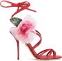 Dolce & Gabbana floral-motif sandals Red - Thumbnail 1
