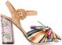 Dolce & Gabbana fringed embellished sandals Pink - Thumbnail 1