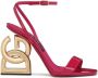 Dolce & Gabbana Keira 105mm DG-heel sandals Red - Thumbnail 1