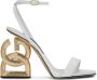 Dolce & Gabbana Keira 105mm DG-heel sandals White - Thumbnail 1