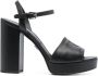 Dolce & Gabbana Keira 115mm leather sandals Black - Thumbnail 1