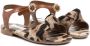 Dolce & Gabbana Kids animal print open-toe sandals Neutrals - Thumbnail 1