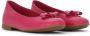 Dolce & Gabbana Kids DG-logo patent leather ballerina shoes Pink - Thumbnail 1