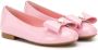 Dolce & Gabbana Kids bow-detail ballerina shoes Pink - Thumbnail 1