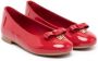 Dolce & Gabbana Kids bow-detail ballerina shoes Red - Thumbnail 1