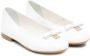 Dolce & Gabbana Kids bow-detail ballerina shoes White - Thumbnail 1