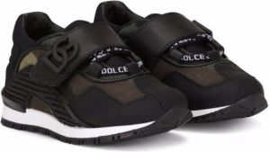 Dolce & Gabbana Kids camouflage-print low-top sneakers Black