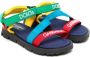 Dolce & Gabbana Kids colour-block open-toe sandals Green - Thumbnail 1