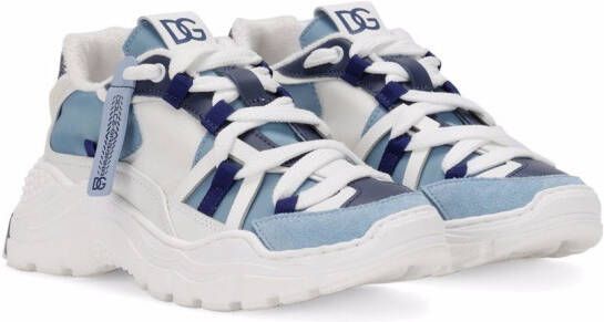 Dolce & Gabbana Kids Airmaster panelled sneakers Blue