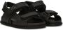 Dolce & Gabbana Kids DG-logo touch-strap leather sandals Black - Thumbnail 1
