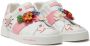 Dolce & Gabbana Kids floral-motif sneakers White - Thumbnail 1