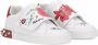 Dolce & Gabbana Kids floral-painted touch-strap sneakers White - Thumbnail 1
