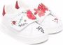 Dolce & Gabbana Kids floral-print touch-strap sneakers White - Thumbnail 1