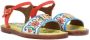 Dolce & Gabbana Kids graphic-print leather sandals Red - Thumbnail 1