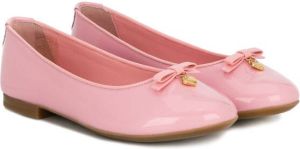 Dolce & Gabbana Kids heart pendants ballerinas Pink