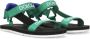 Dolce & Gabbana Kids logo-embroidered touch-strap sandals Green - Thumbnail 1