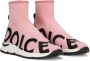 Dolce & Gabbana Kids logo-jacquard sock sneakers Pink - Thumbnail 1