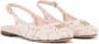 Dolce & Gabbana Kids DG-logo cordonetto-lace slingback sandals Pink - Thumbnail 1