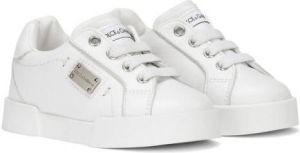 Dolce & Gabbana Kids logo plaque low-top sneakers White