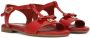 Dolce & Gabbana Kids DG-logo patent leather sandals Red - Thumbnail 1
